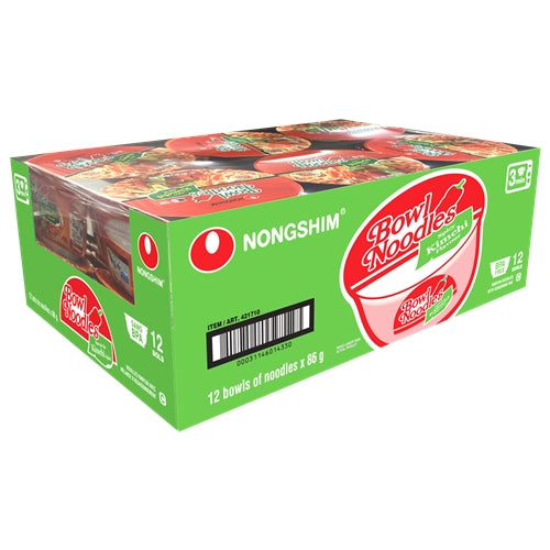 NONGSHIM SPICY KIMCHI NOODLE SOUP BOWLS 86G